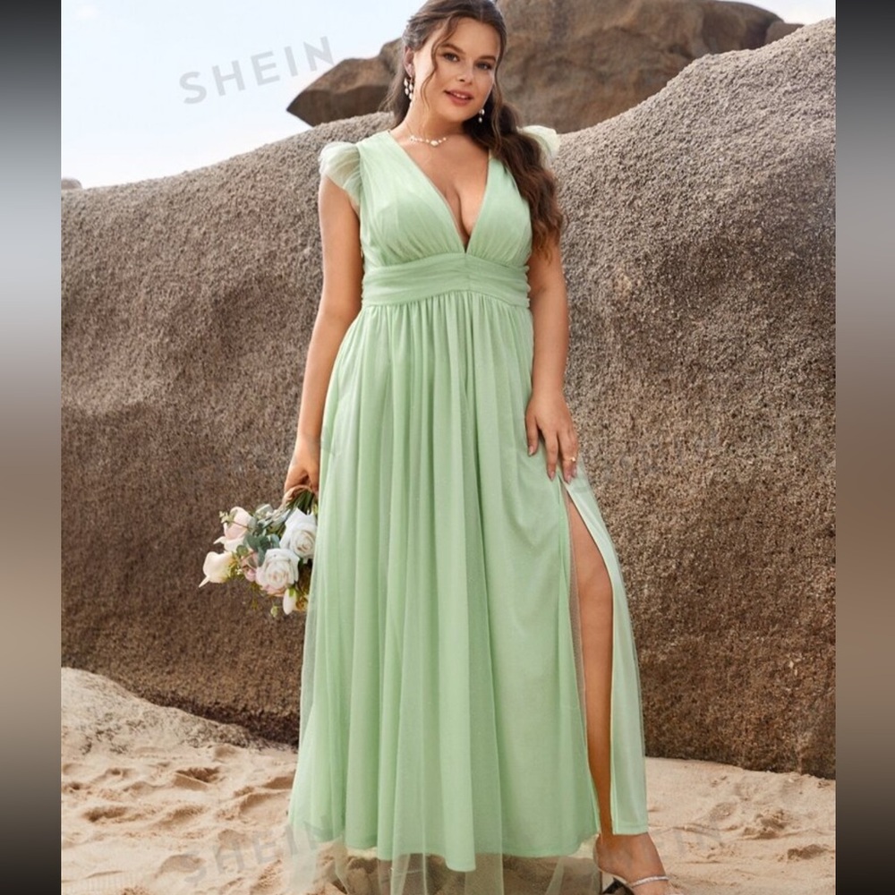 Sparkly Green Gown